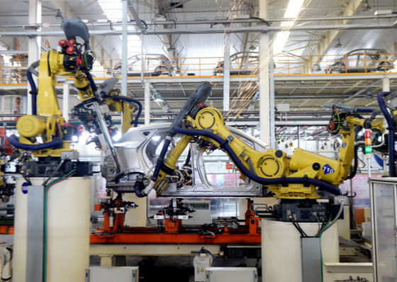 Çin Araba Meclisi Robotik Paketleme Makineleri Metal Malzeme Yüksek Verimlilik Tedarikçi