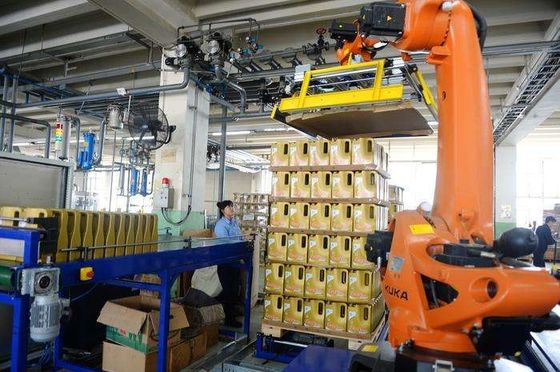 Çin Tehlikeli Malzeme Elleçleme Robotik Paketleme Makineleri Tam / Yarı Otomatik Kolay Kullanım Tedarikçi