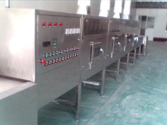 Çin Toz Tane Pasteurizer Makinesi, Mikrodalga Buhar Sterilizatörü Sürekli Tünel Tedarikçi
