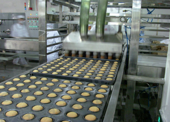 Çin Paketleme Gıda Üretim Hattı Kek Gıda Sanayi Ekipmanları / Makineleri Enerji Tasarrufu Tedarikçi